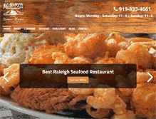 Tablet Screenshot of ncseafood.com